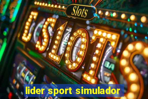 lider sport simulador